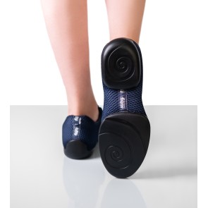 Anna Kern Suny 170 Navy Dames Danssneakers met Splitzool