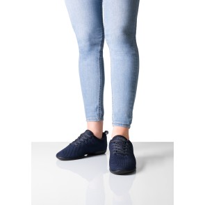 Anna Kern Suny 170 Navy Dames Danssneakers met Splitzool
