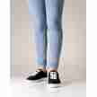 Suny Anna Kern 7010 Comfortabele Zwarte Nappa Sneakers van leer