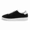 Suny Anna Kern 7415 Geitensuède Zwarte Danssneakers met Volledig Zool
