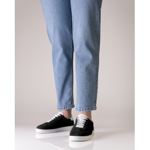 Suny Anna Kern 7015 Suede Zwarte Danssneakers met een veelzeidig design