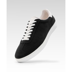 Suny Anna Kern 7015 Suede Zwarte Danssneakers met veters