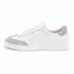 Suny Anna Kern 7020 Suède Wit-Beige Danssneakers met Volledig Zool