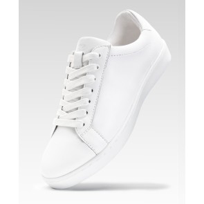 Suny Anna Kern 7025 Witte Nappa Leer Sneakers met volledige zool van hoogwaardig nappalleer
