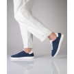 Salsa danssneakers Blauw heren Suny 7405 van suede comfortabele pasvorm