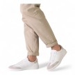 Suny 7420 Suede Wit-Beige Danssneakers met Volledig Zool met een perfecte pasvorm