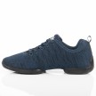 Blauwe lage danssneakers voor dames met splitzool Suny 4030