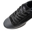 Suny Anna Kern 4045 Heren Zwarte Nappa-Nubbuk Danssneakers met Splitzool met veters Suny Anna Kern 4045 Heren Zwarte Nappa-Nubbuk Danssneakers met Splitzool met veters