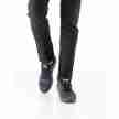 Suny Anna Kern 4050 Comfortabele Knit zwart-grijs Heren Danssneakers met Splitzool